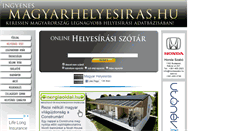 Desktop Screenshot of magyarhelyesiras.hu